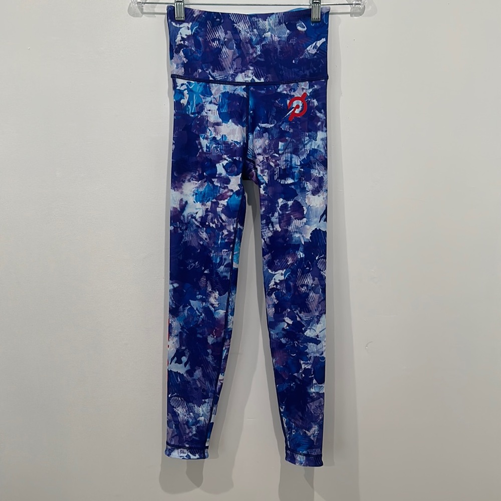 Peloton X WITH Blue Moves High Waist Legging Size Small